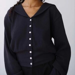 Noble Waffle Sailor Cardigan